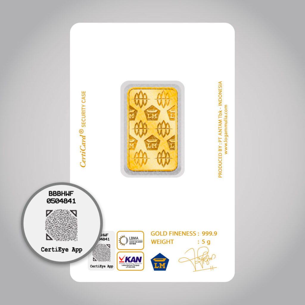 emas antam logam mulia detail certicard